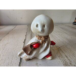 Vintage ceramic ghost figurine Halloween decor‎ statue figurine